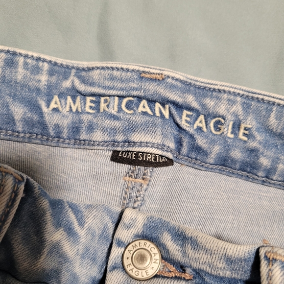 American Eagle Outfitters Light Blue Flare Jeans - Picture 3 of 4